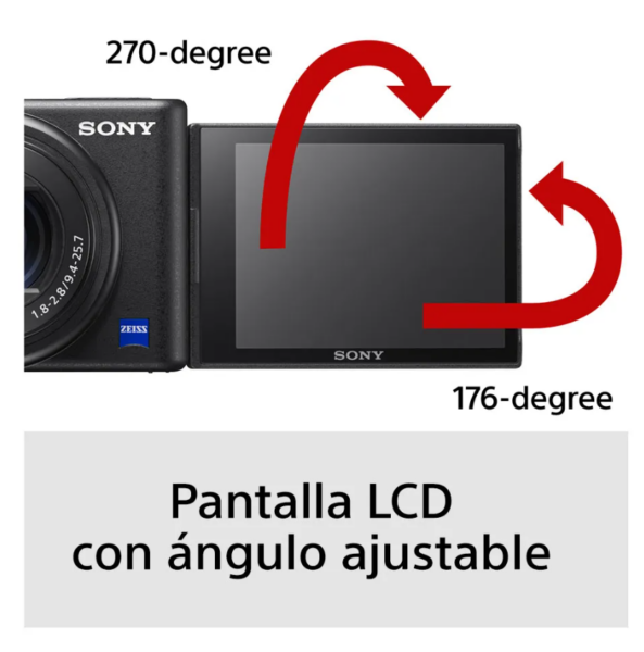 Cámara Fotográfica Sony para vlog ZV-1+ Agarre para grabación GP-VPT2BT - Imagen 7