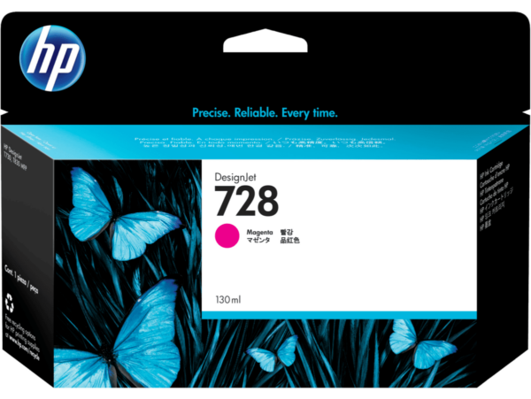 Cartucho de Tinta HP 728 Magenta DesignJet de 130 ml